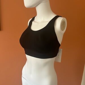 ATHLETA “ADVANCE SPRINT BRA” black sports bra